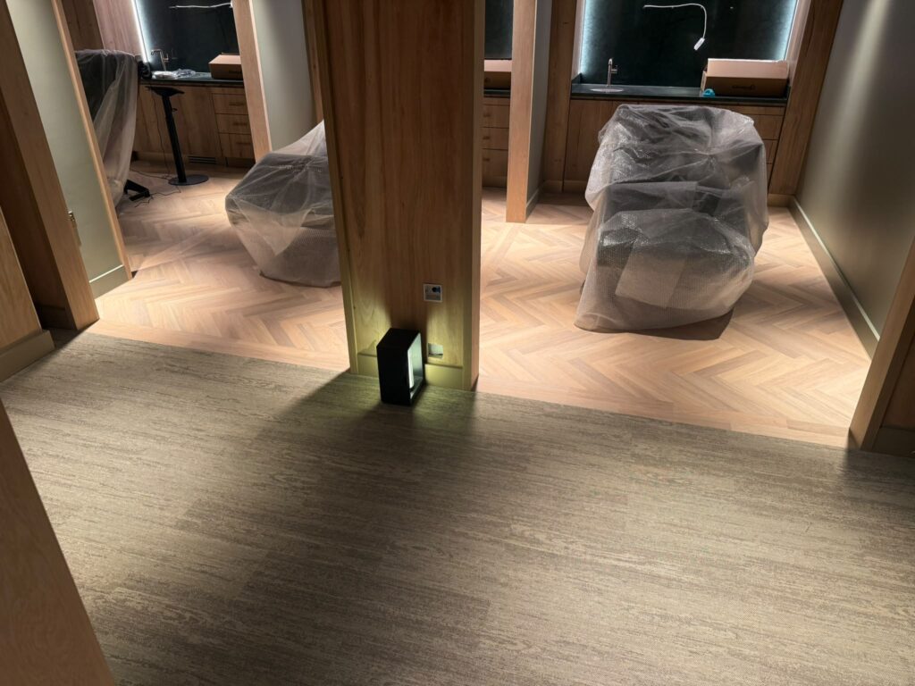LVT flooring at Aqua Sana Woburn Forest
